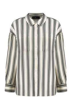Cream Black Stripe Shirt