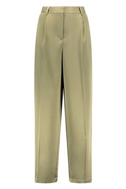 Khaki Satin Occasionwear Trouser