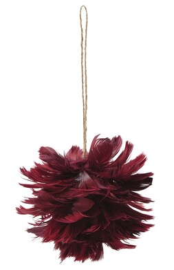 Red Feather Bauble